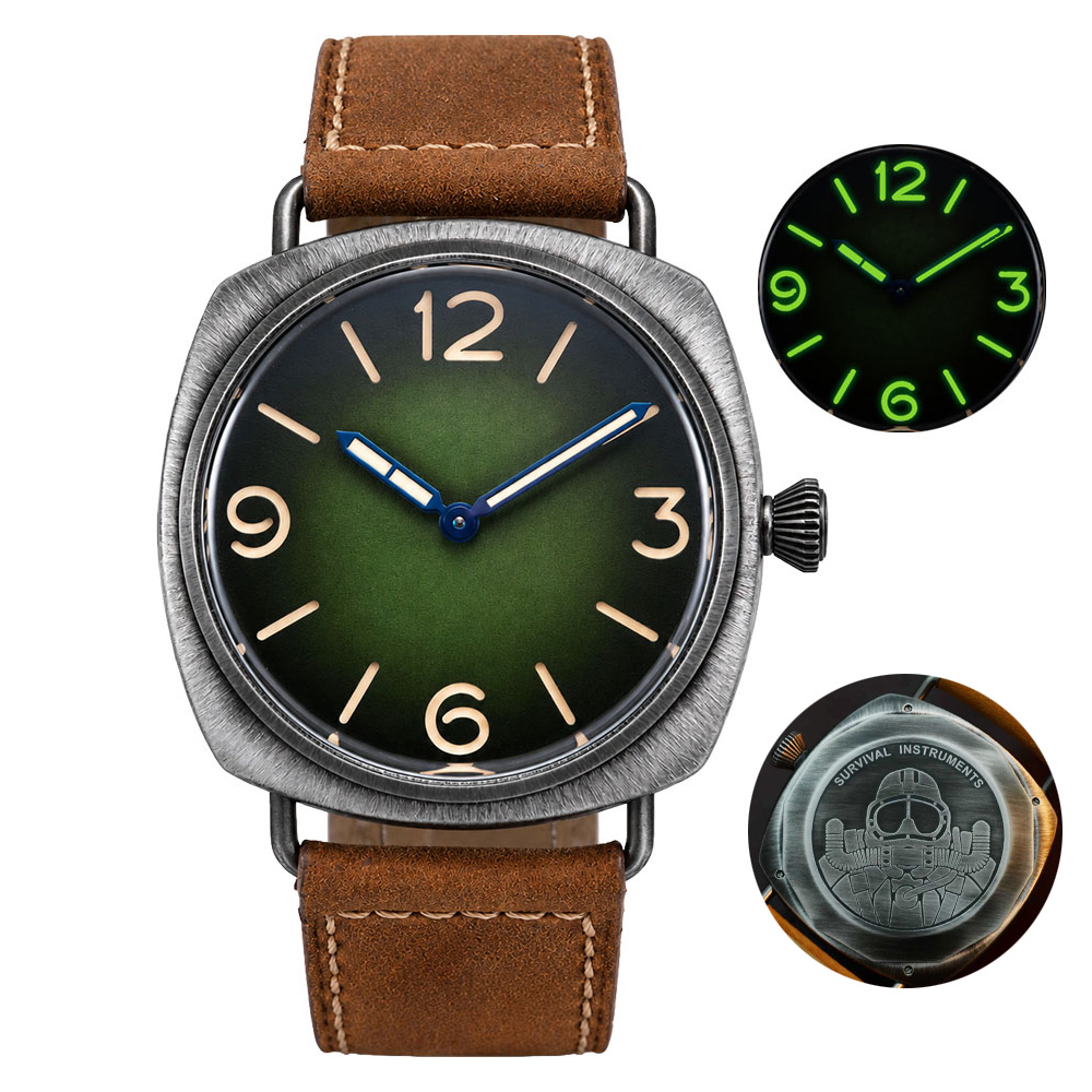 Tropic Strap Vintage - HRUODLAND 손목시계 남성 밀리터리 빈티지 쿠션