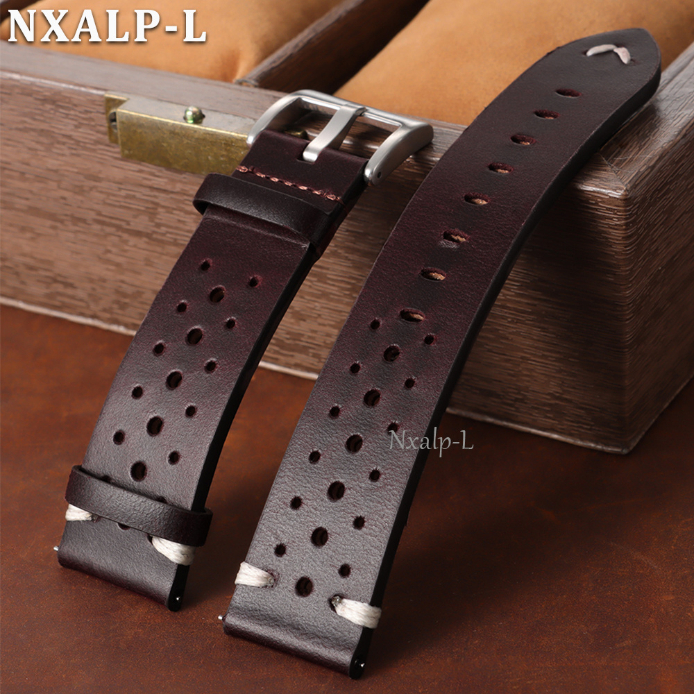 Leather Strap Quick Release - 수제 소가죽 시계줄 20mm 22mm 오일