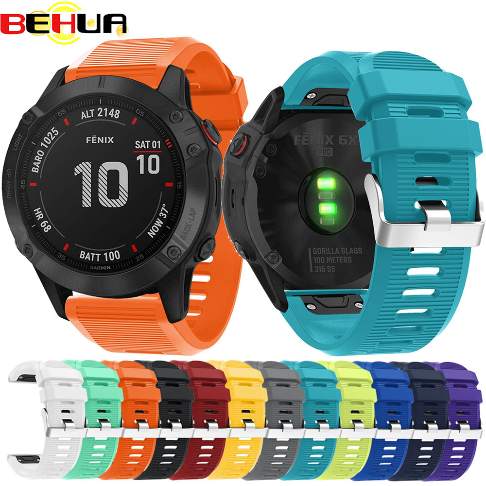 Silicone Watch Band 22Mm - 베후아 퀵핏 26mm 22mm 실리콘 스트랩