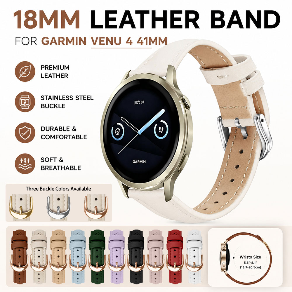 Garmin Venu 4 41mm 패션 다용도 교체 스 - Leather Strap Quick Release 리뷰 및 가격
