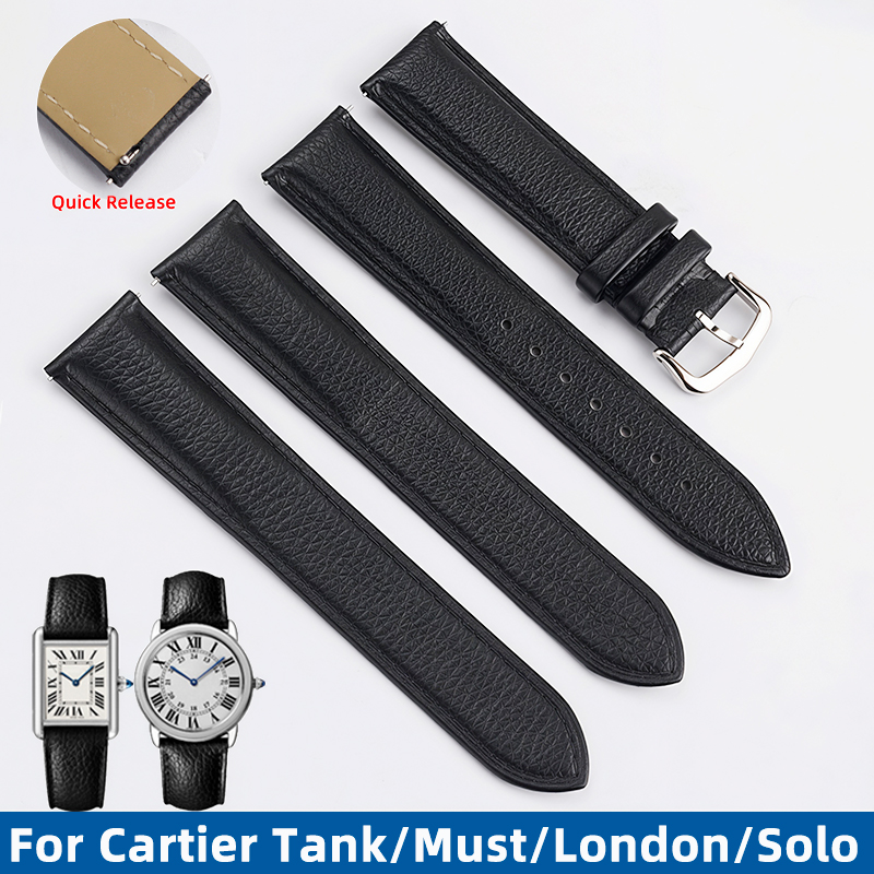 16/17/19/20/22/23mm 까르띠에 탱크 머스 - Leather Strap Quick Release 리뷰 및 가격
