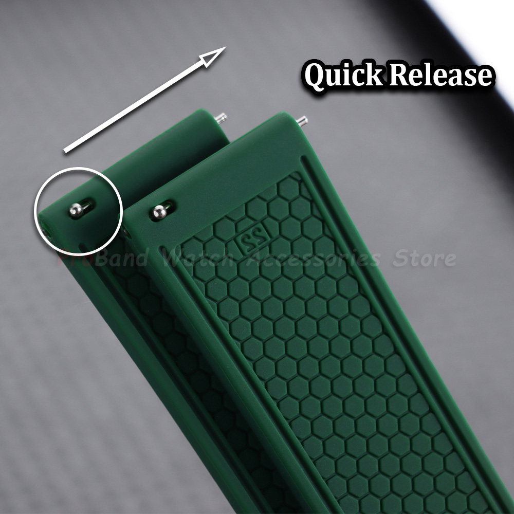 퀵 릴리스 고무 시계줄 20mm 22mm 실리콘 시계  - Rubber Strap Diver 리뷰 및 가격