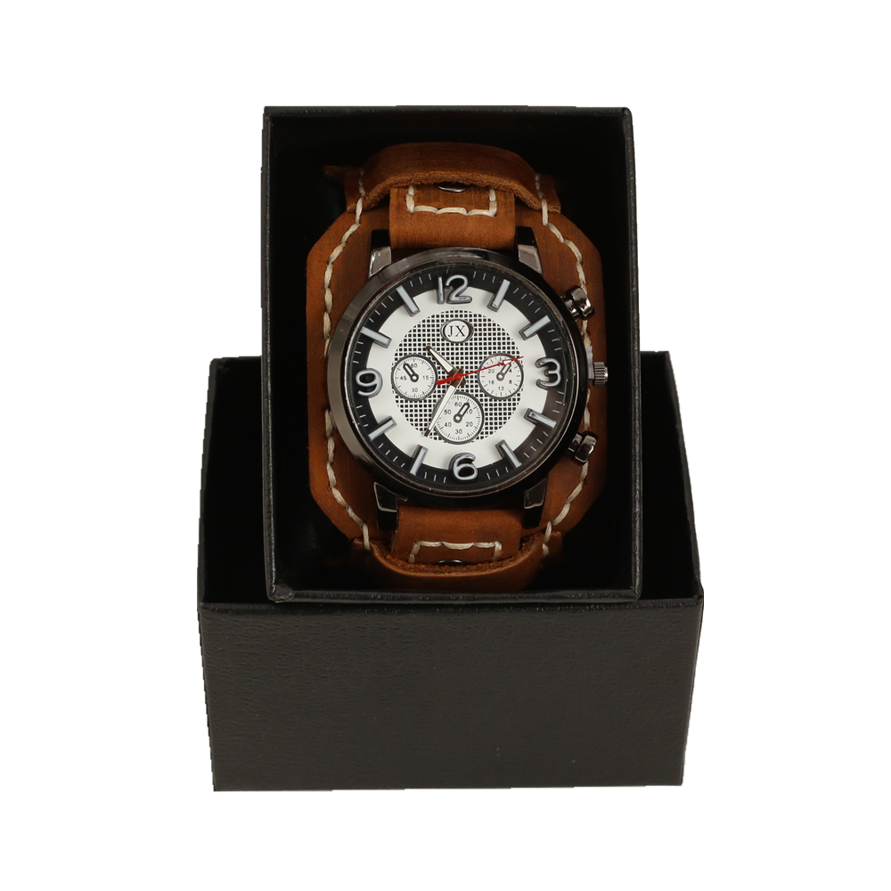 펑크 빈티지 정품 가죽 스트랩 전자 쿼츠 시계, 남성  - Leather Watch Band Men 리뷰 및 가격