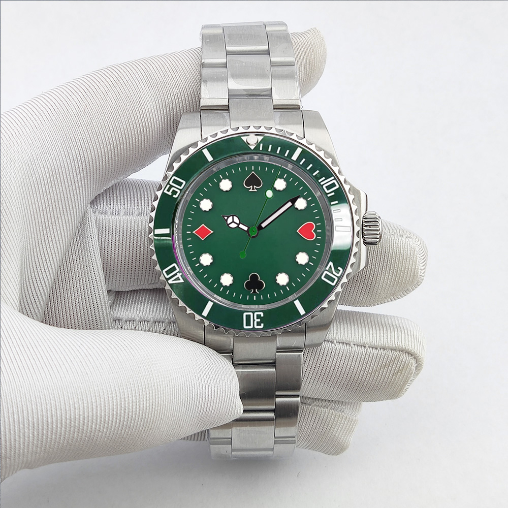 고급스러운 40mm 남성용 자동 기계식 시계, NH35 - Stainless Bracelet Diver 리뷰 및 가격