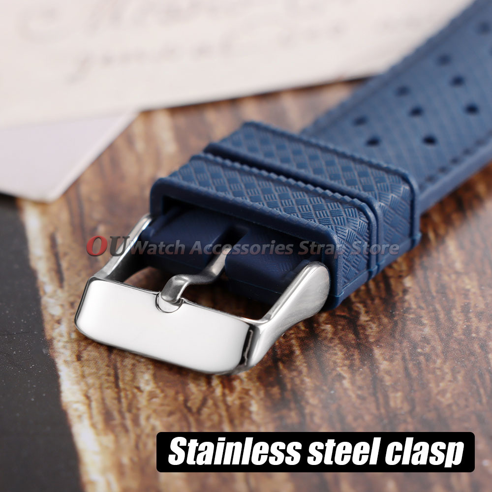 퀵 릴리스 프리미엄 트로피컬 러버 시계줄 20mm 22 - Rubber Strap Diver 리뷰 및 가격
