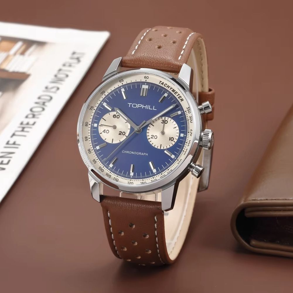 탑힐 빈티지 레이싱 크로노그래프 남성용 기계식 시계 S - Tropic Strap Vintage 리뷰 및 가격
